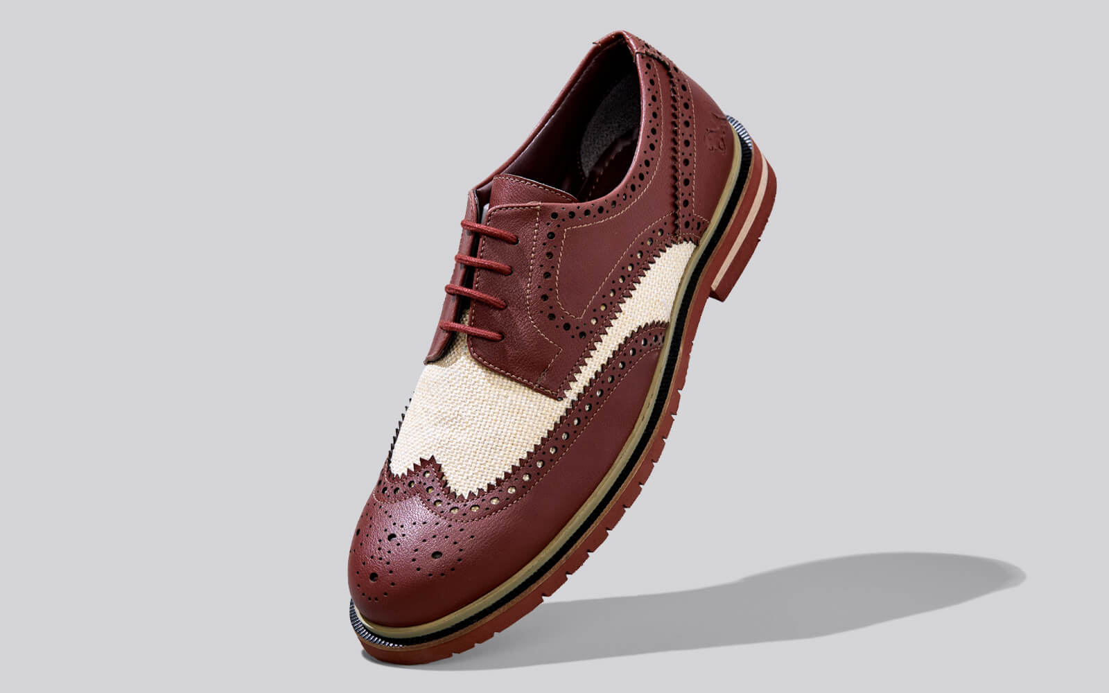 Jute Dress Oxfords : Brown