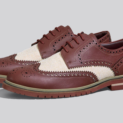 Jute Dress Oxfords : Brown