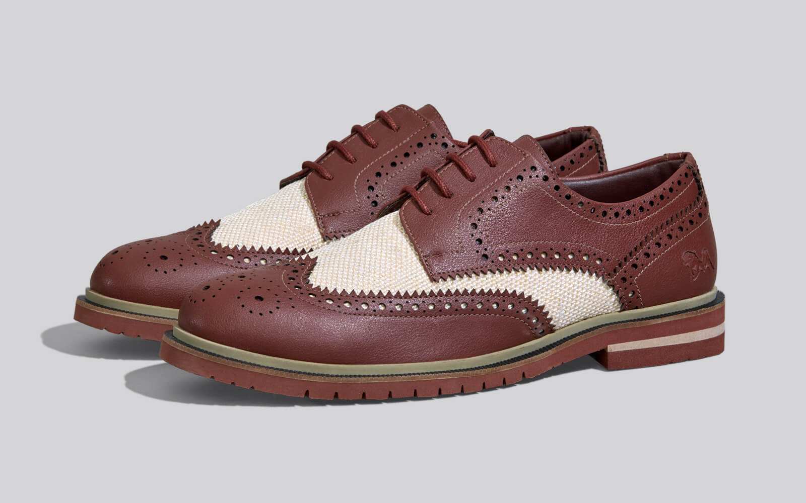 Jute Dress Oxfords : Brown