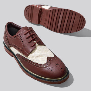 Jute Dress Oxfords : Brown