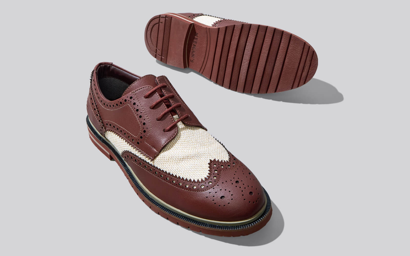 Jute Dress Oxfords : Brown
