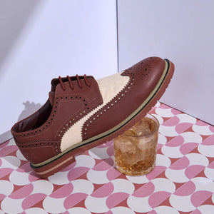 Jute Dress Oxfords : Brown