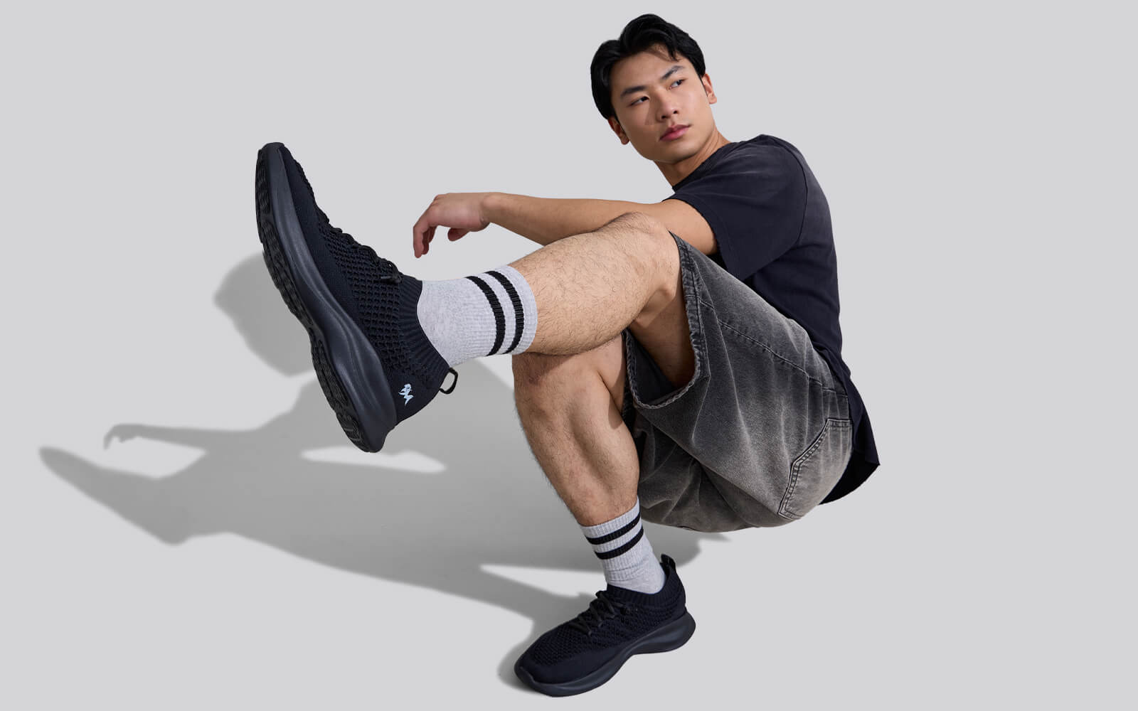 Knit Gliders : Black
