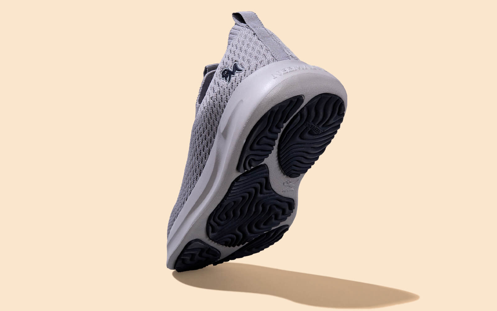 Knit Trainers For Men : Grey