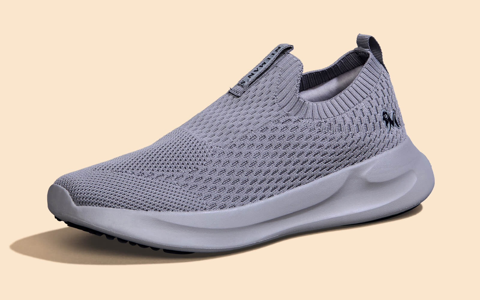 Knit Trainers For Men : Grey