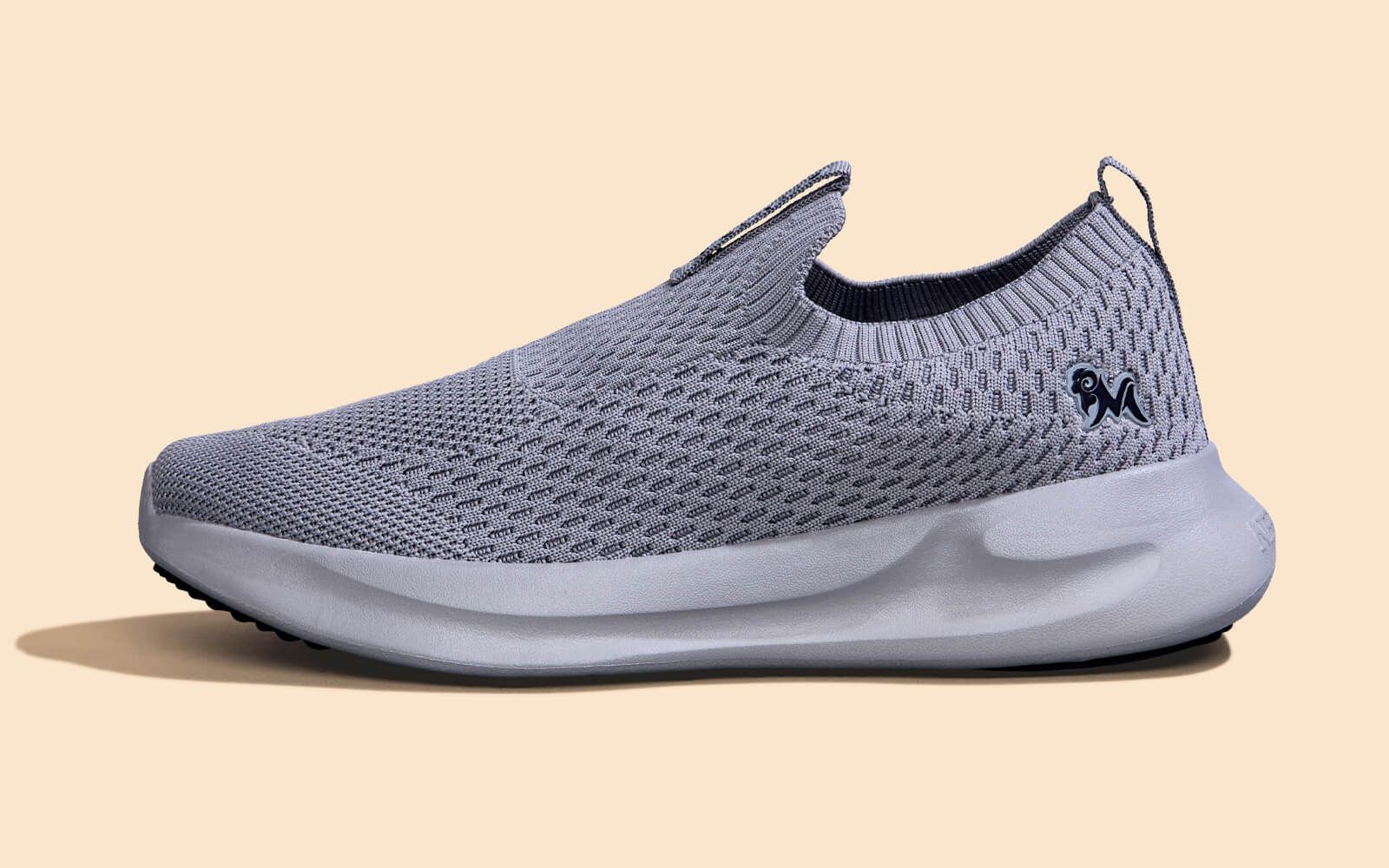 Knit Trainers For Men : Grey