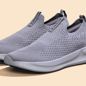 Knit Trainers For Women : Grey