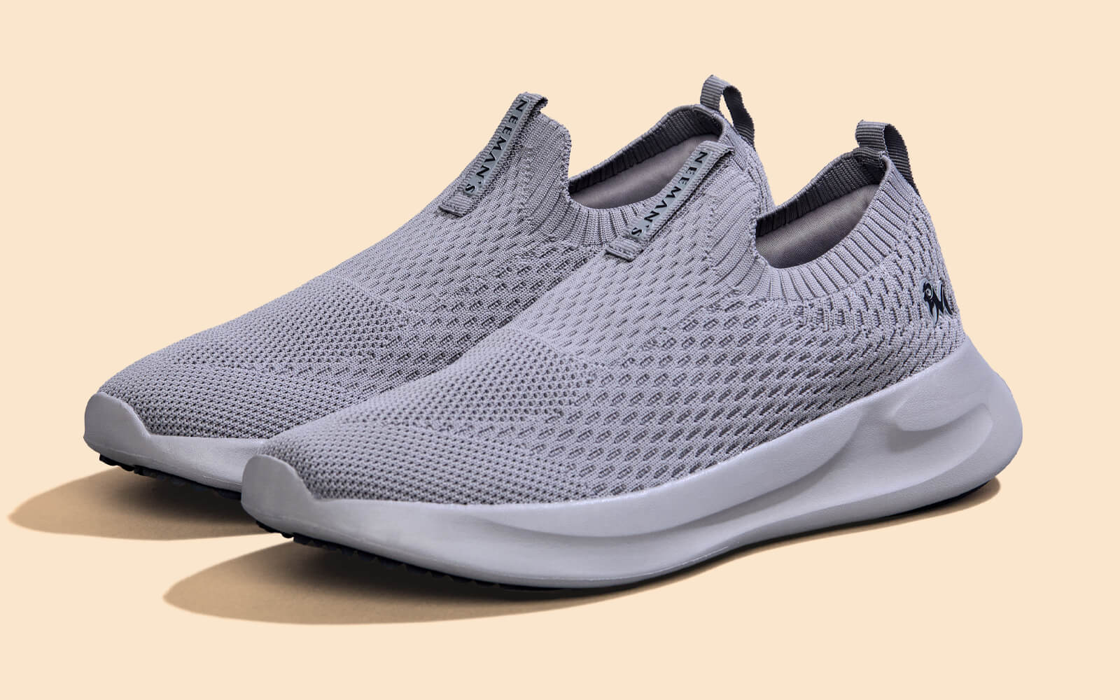 Knit Trainers For Women : Grey