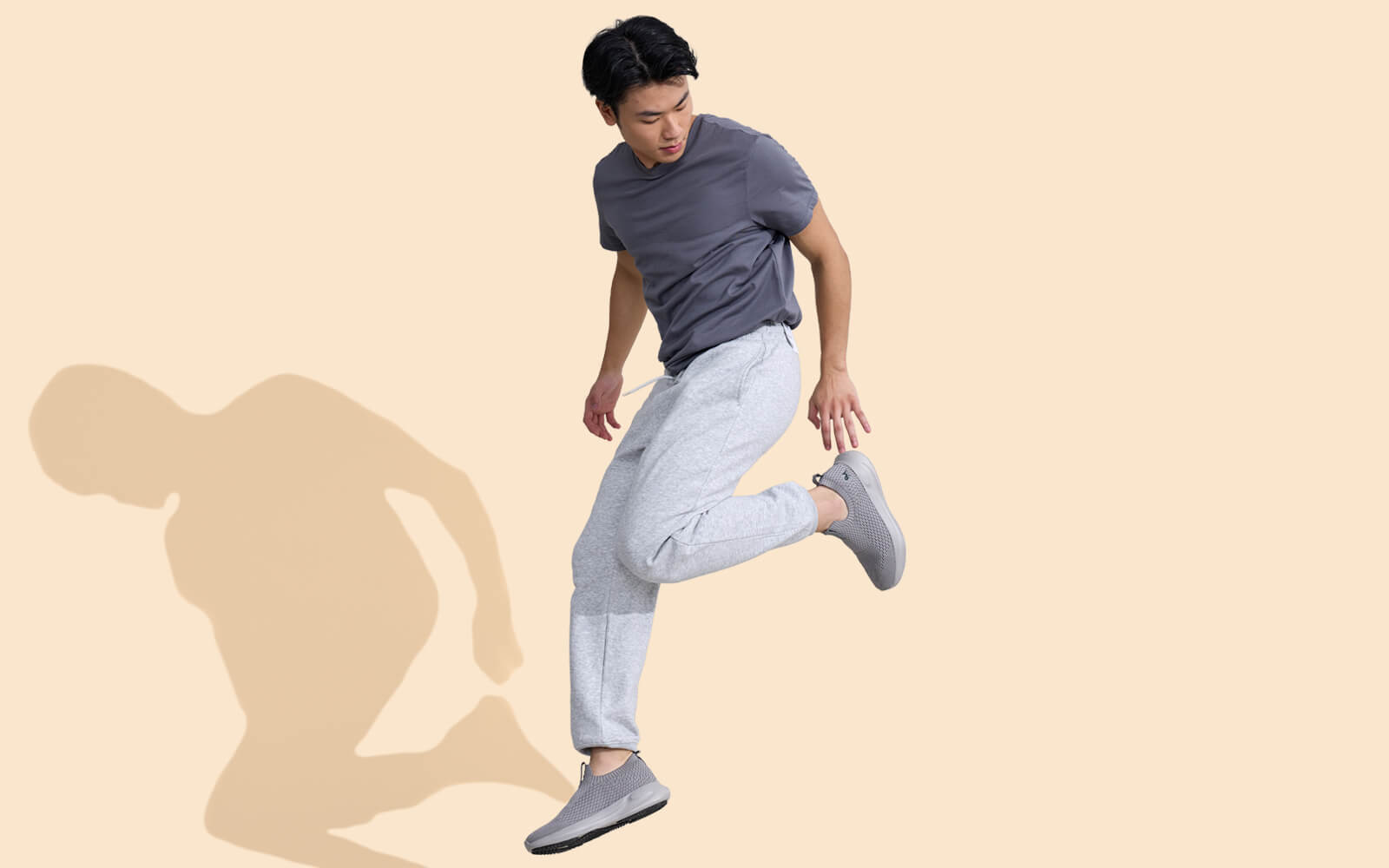 Knit Trainers For Women : Grey