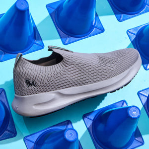 Knit Trainers For Men : Grey