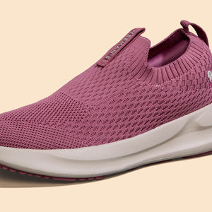 Knit Trainers For Women : Pink