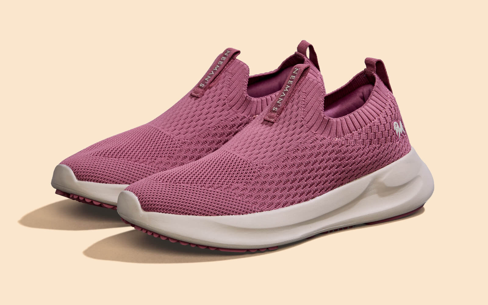 Knit Trainers For Women : Pink