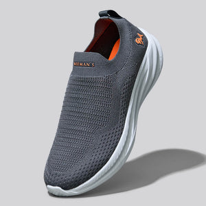 Max Cushy Slip Ons : Grey