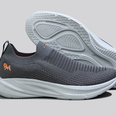 Max Cushy Slip Ons : Grey