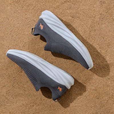 Max Cushy Slip Ons : Grey