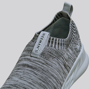 Melange Slip Ons : Grey