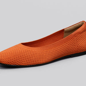 Plush Square Flats : Apricot