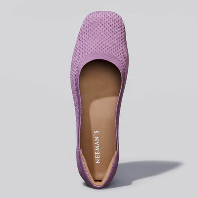 Plush Square Flats : Lavender