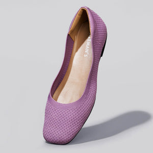 Plush Square Flats : Lavender
