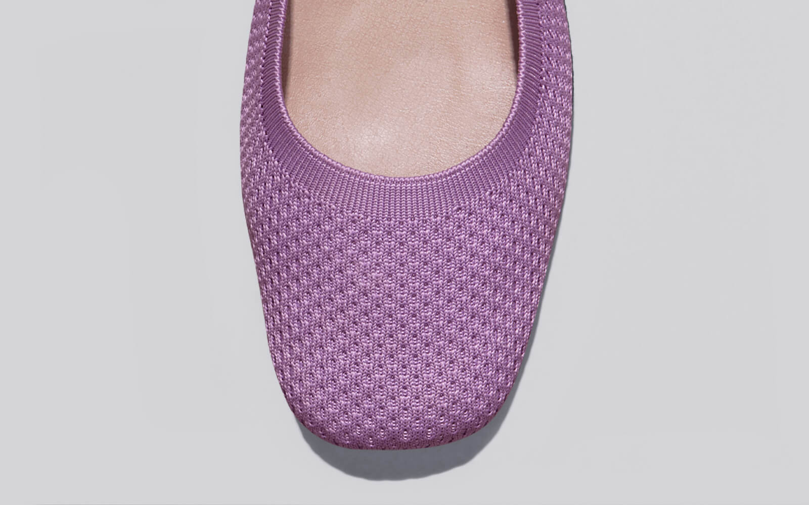 Plush Square Flats : Lavender