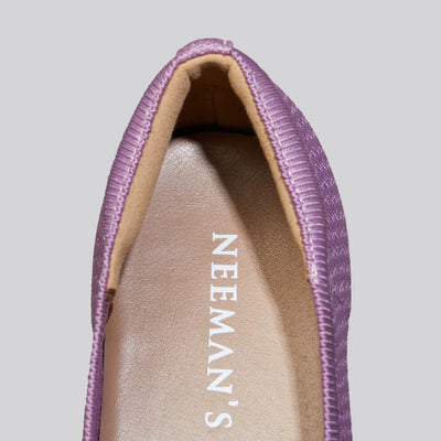 Plush Square Flats : Lavender