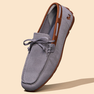 ReLive Knit Boat Loafers : Grey