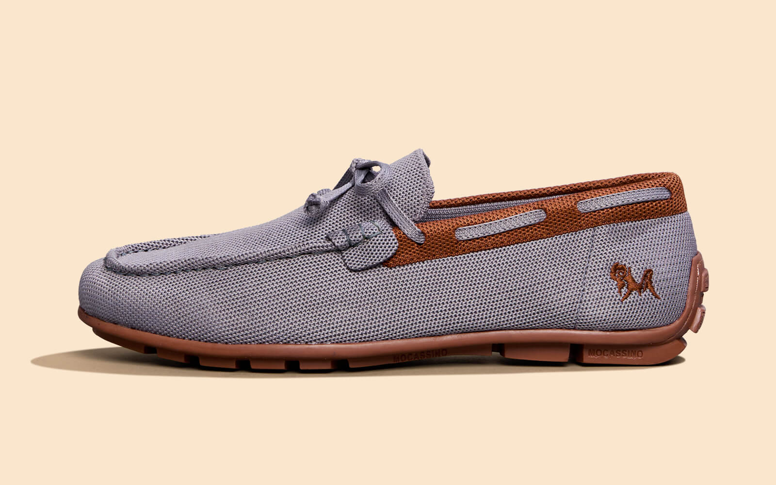 ReLive Knit Boat Loafers : Grey