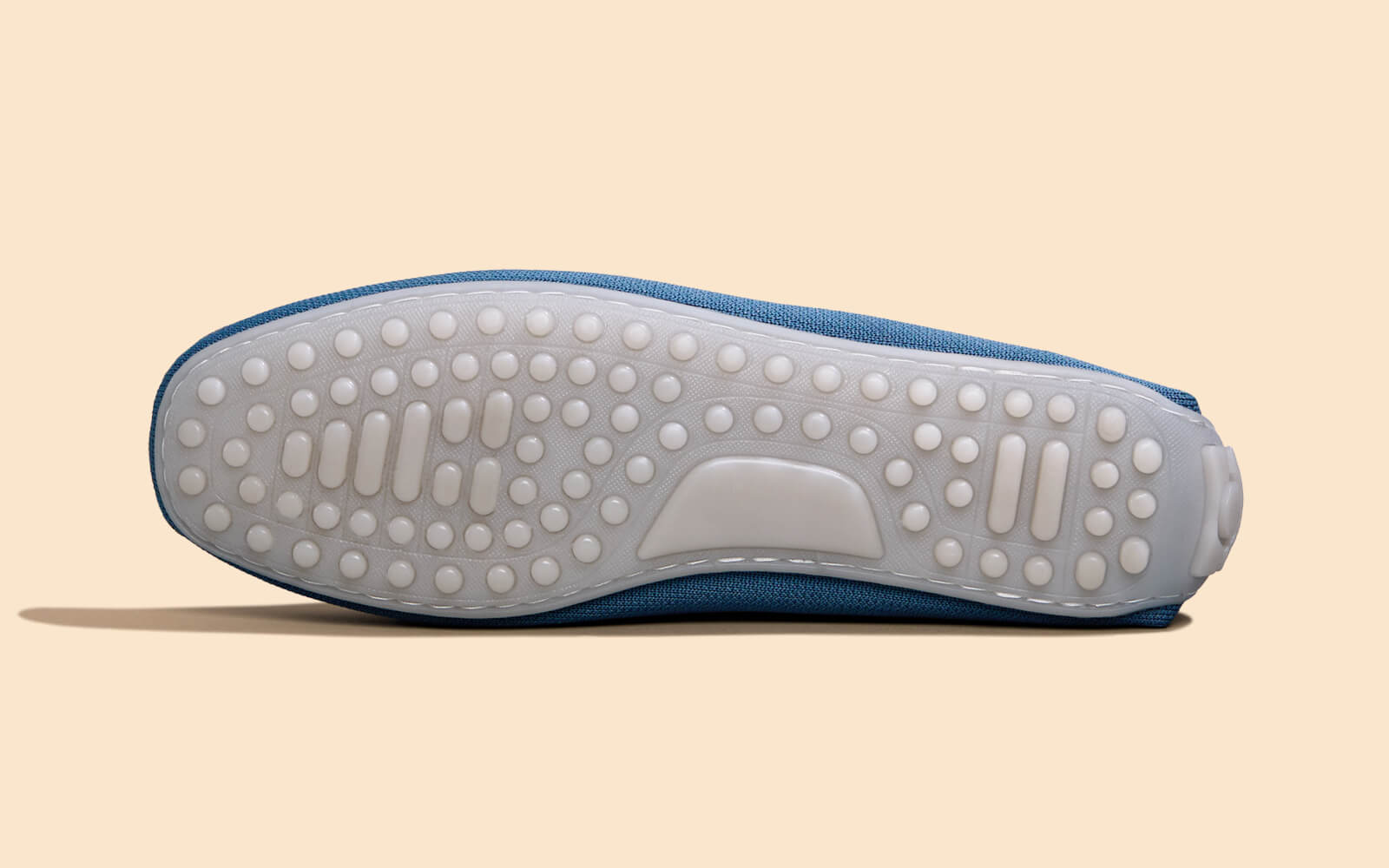 ReLive Knit Color Block Loafers : Blue/Grey