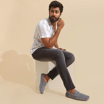 ReLive Knit Loafers : Steel Grey