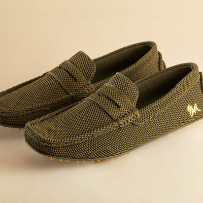 ReLive Knit Loafers : Very Olive