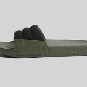 Squooshy Slides for Men : Olive-Black