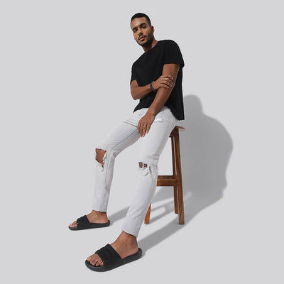 Squooshy Slides for Men : Black