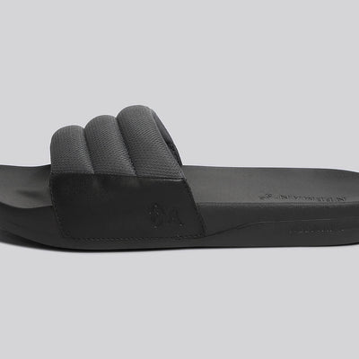 Squooshy Slides for Men : Grey-Black