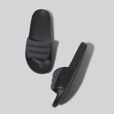 Squooshy Slides for Men : Grey-Black
