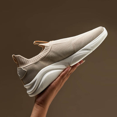 Sole Max Slip Ons : Ultra Beige