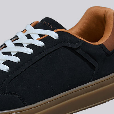 The Comfy Sleeks : Black-Tan