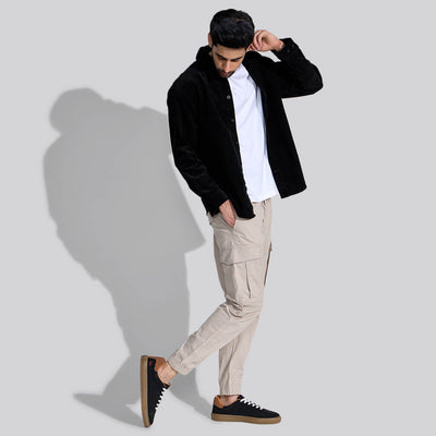 The Comfy Sleeks : Black-Tan