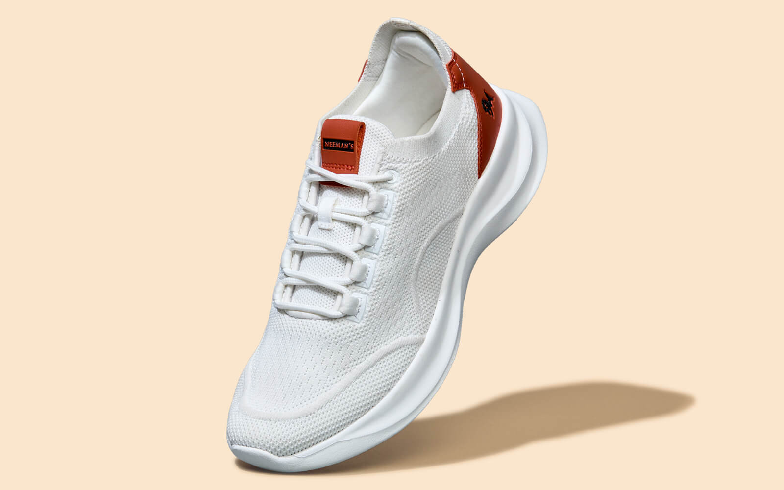 The Knit Strides : White