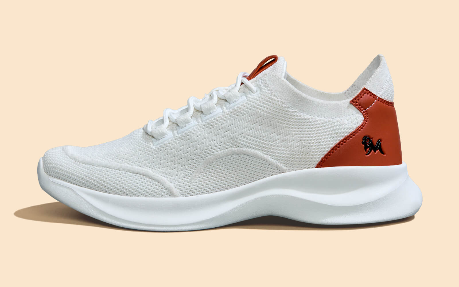 The Knit Strides : White
