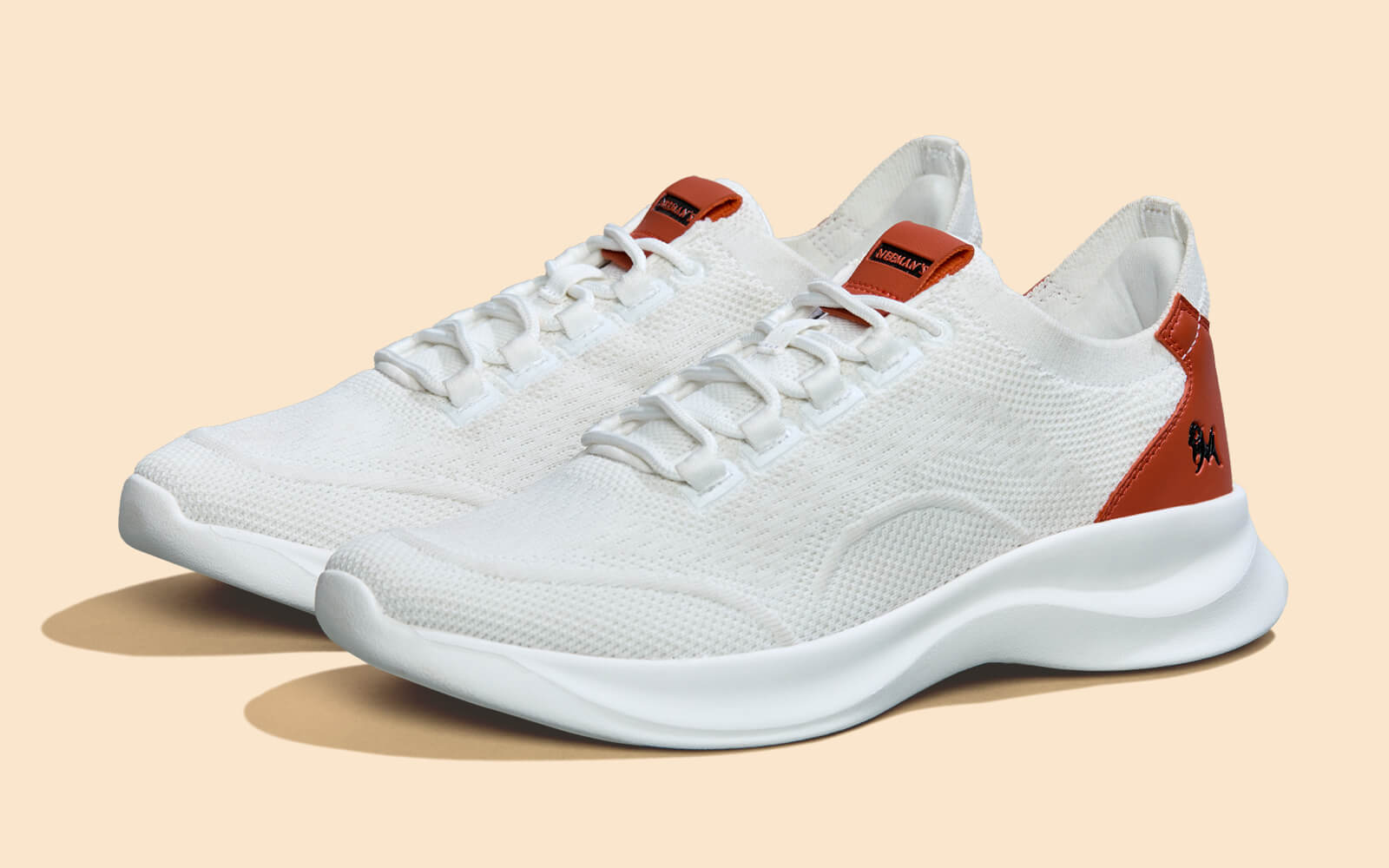 The Knit Strides : White