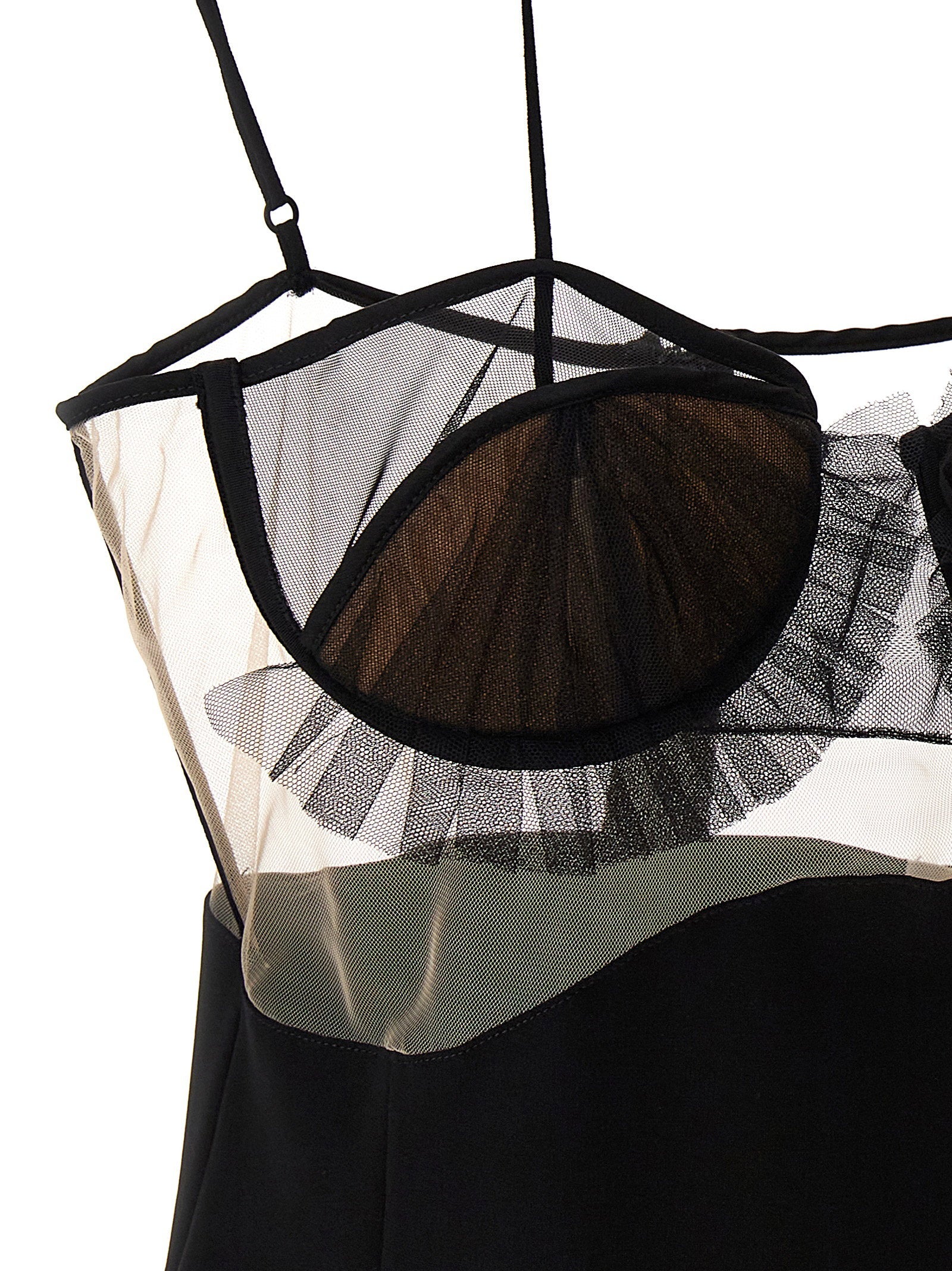 Nensi Dojaka Explosive Flower Bra Dress