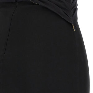 Nensi Dojaka Corsetted Draped Maxi Dress