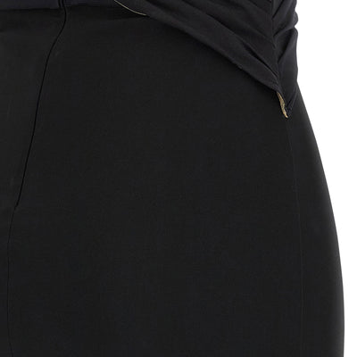 Nensi Dojaka Corsetted Draped Maxi Dress