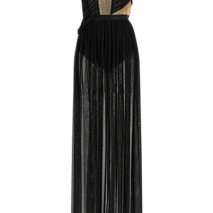 Nensi Dojaka Corsetto Draped Gown Dress
