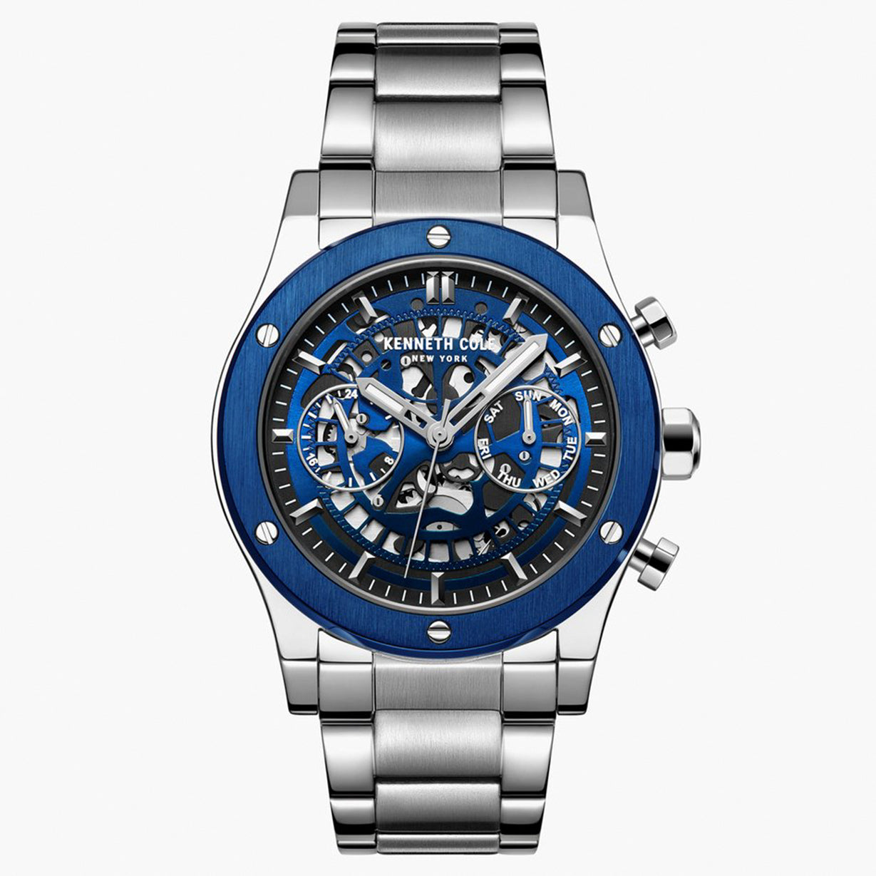 Kenneth Cole Analog Blue Dial Men 42mm