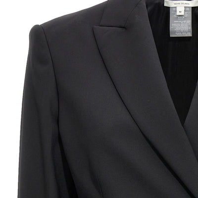 Nensi Dojaka Double Breast Drawstring Blazer Jacket