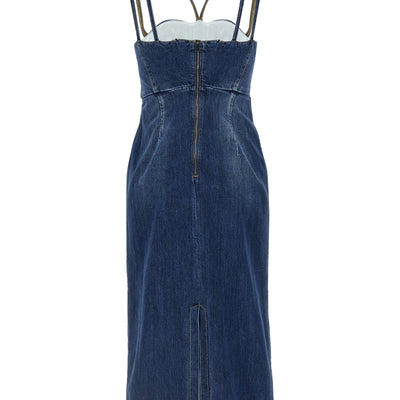 Nensi Dojaka Denim Dress