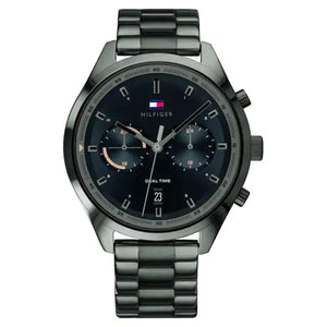 Tommy Hilfiger Quartz Black Dial Men 44mm