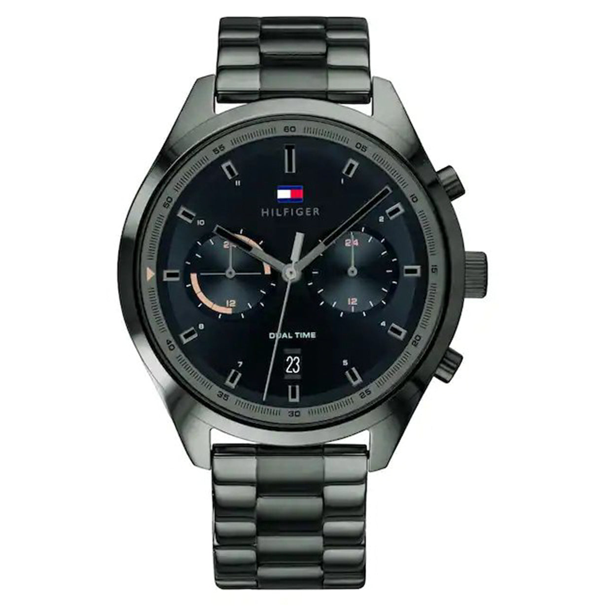 Tommy Hilfiger Quartz Black Dial Men 44mm