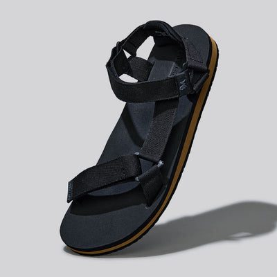 Airy Strap Sandals : Black